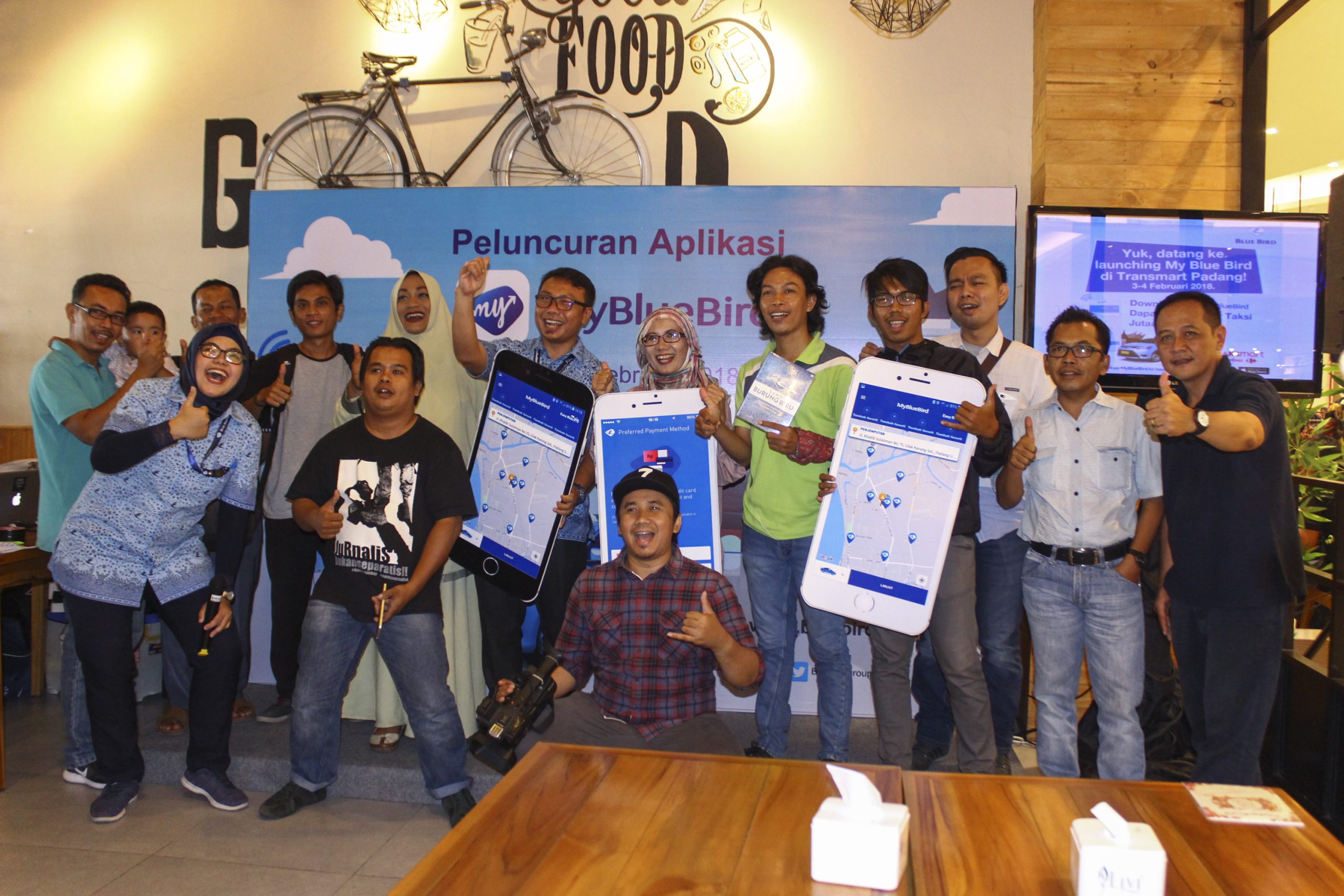 Peluncuran My Blue Bird di Padang, Sabtu 3 Februari 2018. Foto : Istimewa