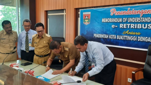 Bank Nagari Kerjasama dengan Pemko Bukittinggi Soal e-Retribusi