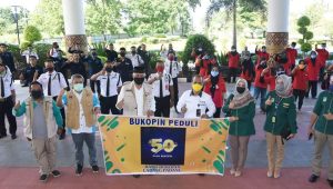 Peduli Corona, Bank Bukopin Bantu Petugas Keamanan