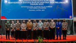 Pertamina Dukung Operasional Polda Sumbar