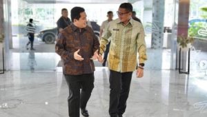 Erick Thohir dan Sandiaga Uno Bahas Pariwisata dan Industri Game