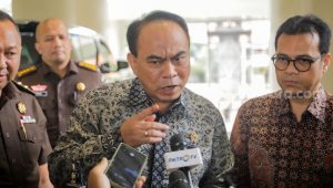 Menkominfo Ajak TV Kampanye Pemilu Damai 2024