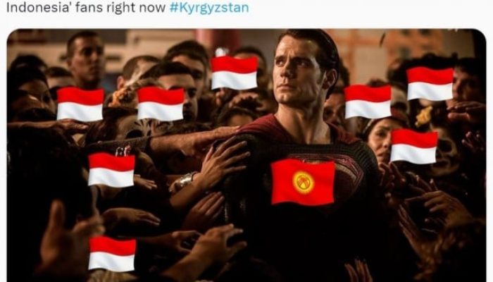 10 Meme Indonesia Melewati 16 Besar Piala Asia, Warganet Berterima Kasih ke Kirgistan