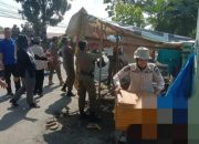Satpol PP Padang Kembali Tertibkan PKL di Tunggul Hitam dan Tabing