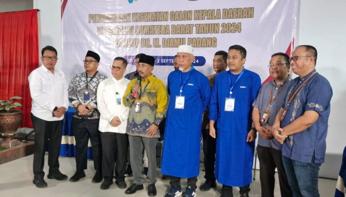 8 Cakada Jalani Tes Kesehatan di RSUP M Djamil Padang