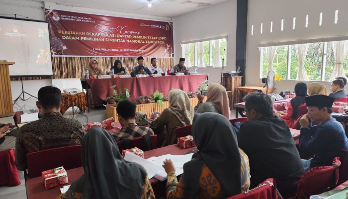 Jelang Penetapan DPT, KPU Limapuluh Kota Gelar Rapat Koordinasi