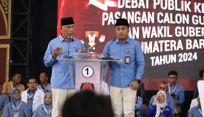 Debat Kedua : Mahyeldi Beberkan Soal Perda Ramah Disabilitas