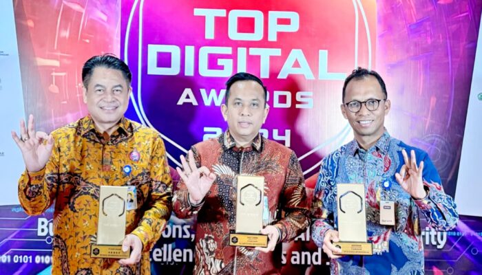 Bank Nagari Raih Pencapaian Tertinggi di Top Digital Awards 2024
