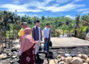 Rahmat Saleh Salurkan Bantuan Korban Kebakaran di Pessel