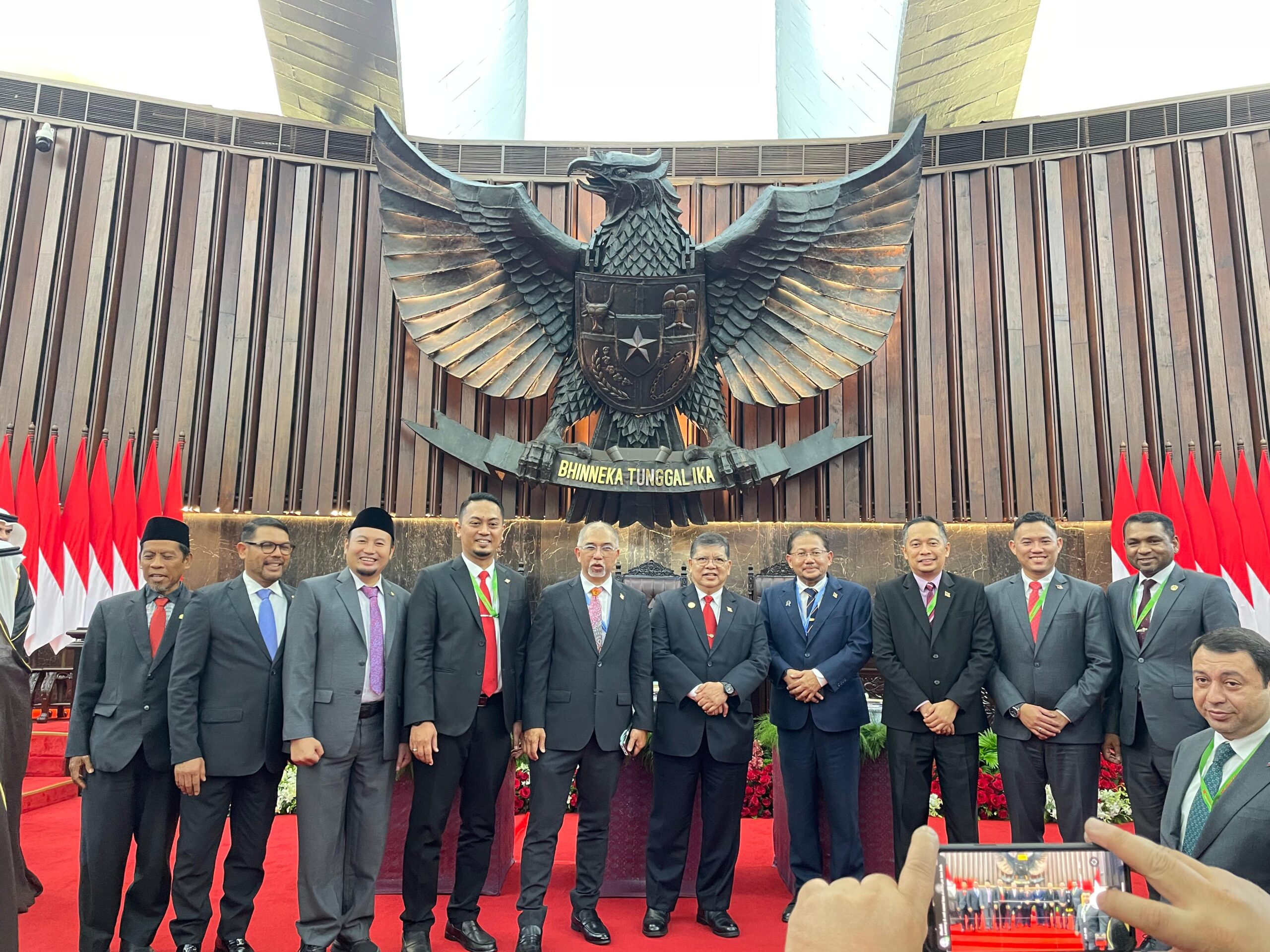 Prtemuan Organisasi Parlemen Negara-negara Islam (PUIC) di Ruang Paripurna DPR RI, Kamis (15/5). Foto : Istimewa