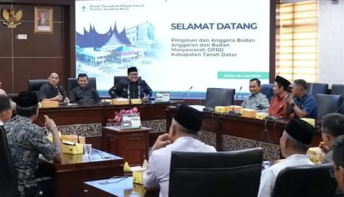 Banggar Tanah Datar Belajar ke DPRD Sumbar Terkait Strategi Pertanggungjawaban APBD 2024