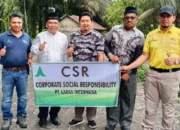 Lewat CSR, PT. LIN Perbaiki Sejumlah Ruas Jalan di Kecamatan Kinali