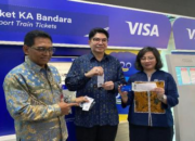 Visa Luncurkan Pembayaran Contactless di KA Bandara, Siap Ekspansi ke Moda Lain