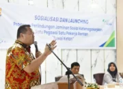 Walikota Pariaman Luncurkan TuWai KeTan, Lindungi Pekerja Rentan