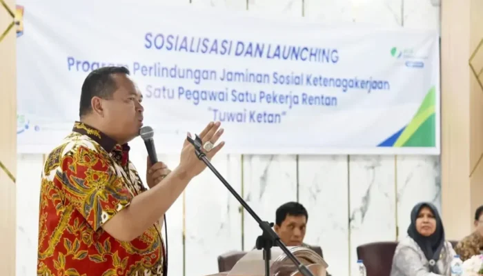 Walikota Pariaman Luncurkan TuWai KeTan, Lindungi Pekerja Rentan