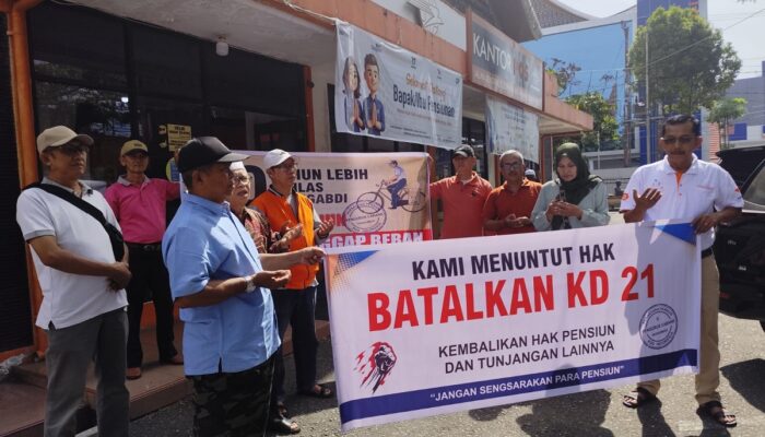 Tunjangan Dipangkas, Pensiunan Pos Payakumbuh Protes Keras