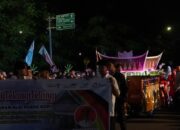 Alai Parak Kopi Arak Miniatur Masjid Raya, Semarakkan HJK Padang