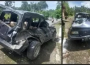Escudo Tabrak Rumah di Agam, Pengemudi Tewas, Istri Luka-luka