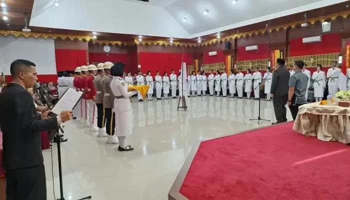 Walikota Pariaman Kukuhkan 36 Paskibra: Patriotisme Ditanam, Tugas Negara Menanti