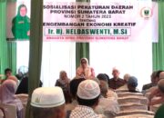DPRD Sumbar Sosialisasikan Perda Ekraf, Dorong UMKM dan Promosi Batik Arang
