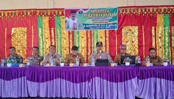 Daswipetra Sosialisasikan Perda Air Tanah di Solok, Revitalisasi Sumur Disiapkan