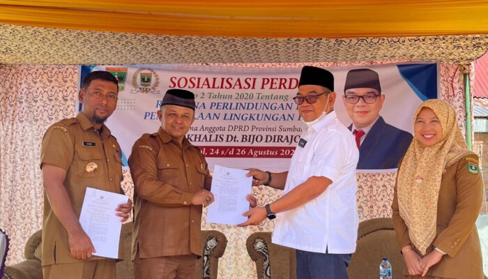 Nurkhalis Sosialisasikan Perda Lingkungan, Masyarakat Limapuluh Kota Diajak Jaga Alam