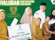 Baznas Salurkan Bantuan Pendidikan untuk Mahasiswa Dharmasraya yang Kuliah di Luar Negeri