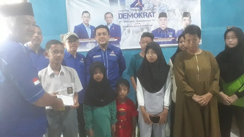 hut-ke-24,-dpc-partai-demokrat-dharmasraya-santuni-anak-yatim