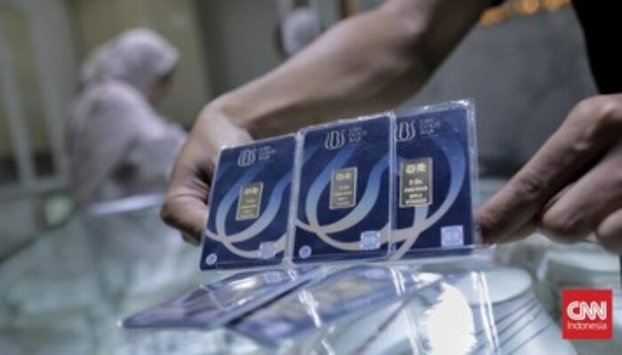 Harga Emas Hancur Hari Ini, Anjlok Rp17 Ribu per Gram