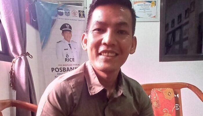 Kades Kubang Tangah Ajak Warga Olah Lahan Tidur