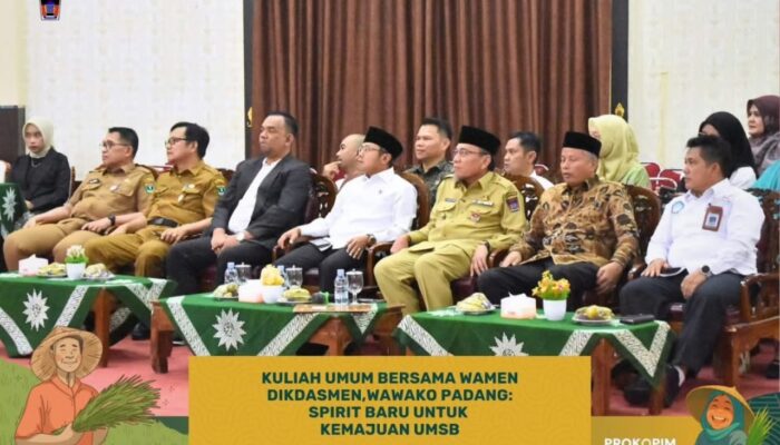 Wamen Dikdasmen Menginspirasi Kuliah Umum di UMSB Padang