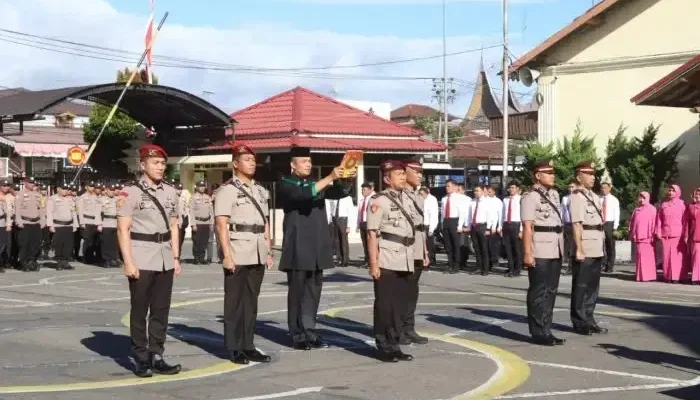Polresta Bukittinggi Gelar Sertijab Kasat Reskrim dan Narkoba