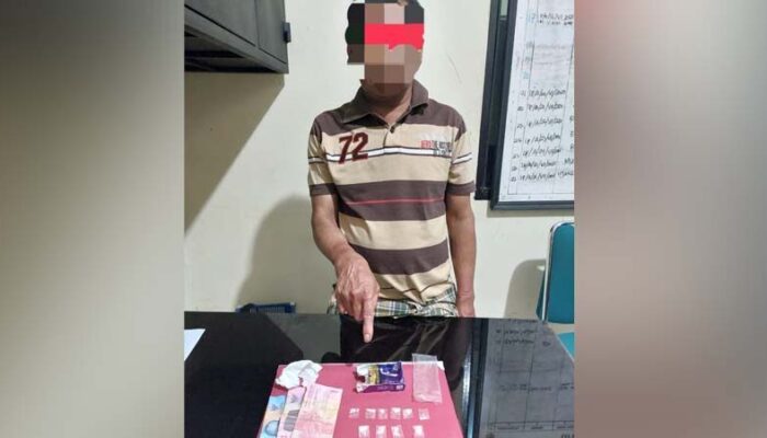 Polres 50 Kota Bekuk Pria, Sita Paket Sabu