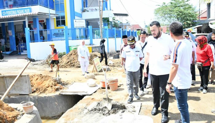Wako Padang Pacu Rehabilitasi Drainase Atasi Genangan Air