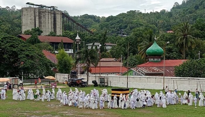 Dibuka Walikota Riyanda Putra, 500 Anak RA Sawahlunto Ikuti Manasik Haji