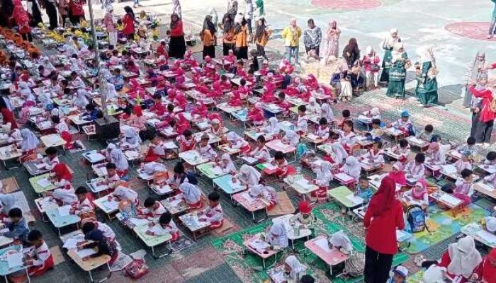 Murid TK/PAUD Tilatang Kamang Semarakkan Lomba Mewarnai Gambar