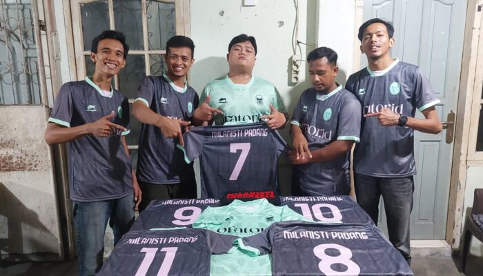 Milanisti Padang Luncurkan Jersey Baru, Fokus Tingkatkan Kualitas