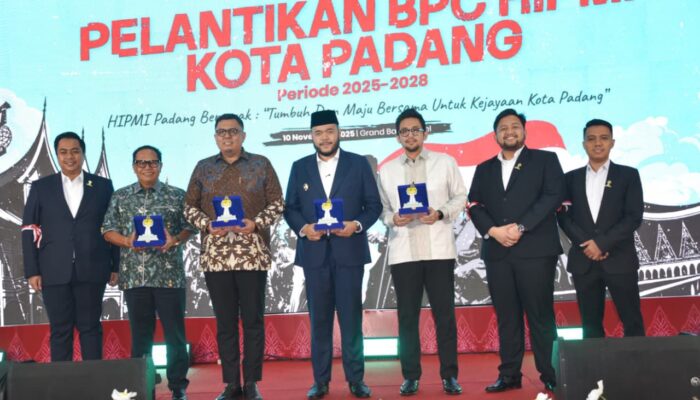 HIPMI Padang Dilantik, Optimis Kembangkan Usaha Lokal Lebih Maju