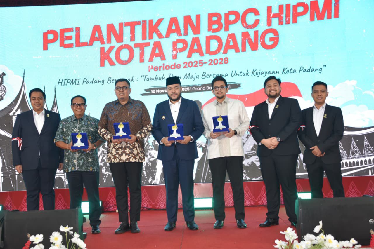 pelantikan-bpc-hipmi-padang,-fadly-amran:-pertumbuhan-usaha-tunjukkan-trend-positif