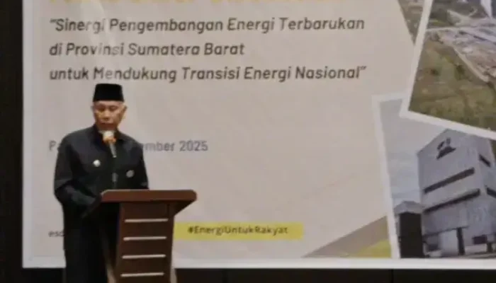 Mahyeldi Dorong Transisi Energi Sumbar, FGD Digelar
