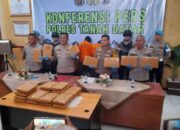Polres Tanah Datar Bekuk Tiga Pengedar Ganja Bukittinggi