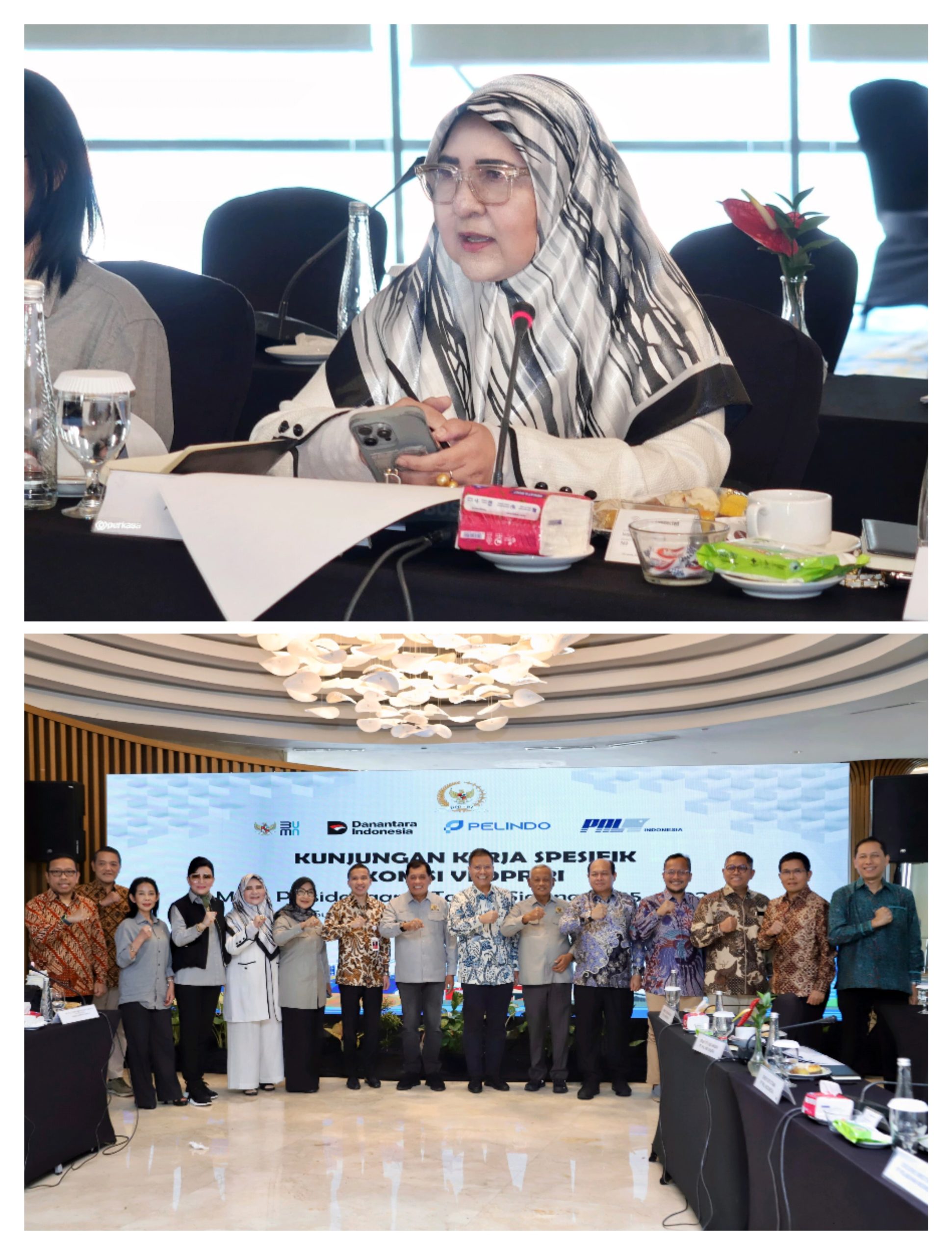 perkuat-industri-maritim,-nevi-zuairina-kunker-ke-bumn-pelayaran-di-surabaya