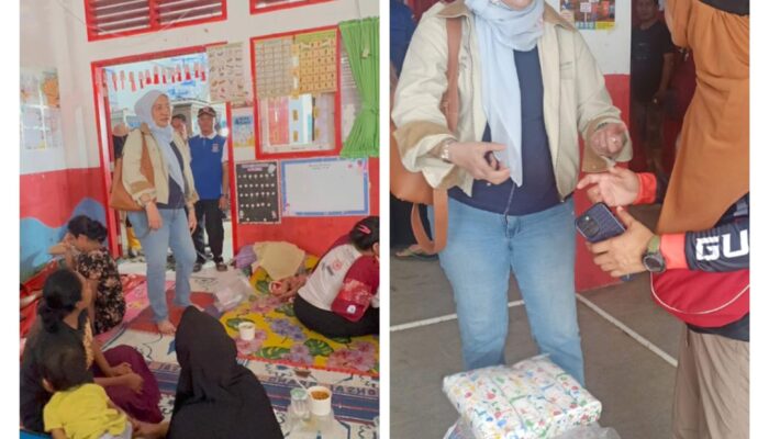 Imelda Sari Salurkan Bantuan, Sentuh Korban Banjir