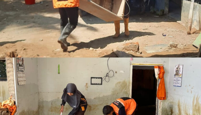 Pramuka UNP Bergerak, Bantu Korban Banjir Maninjau