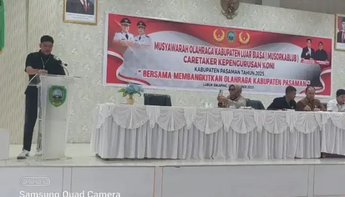 Ade Herman Pimpin KONI Pasaman Hingga 2029