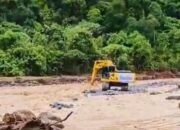 Ekskavator Normalisasi Sungai, Aliran Air Kembali Pulih