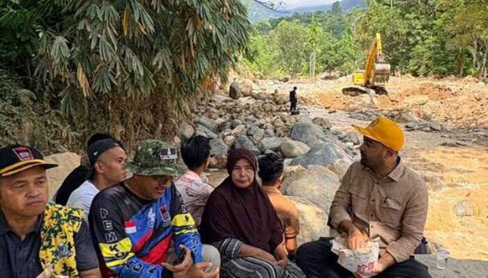 Pemulihan Air Bersih, Zigo Rolanda Pantau Perbaikan Intake Guo