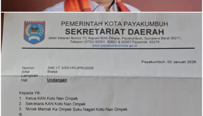 Polemik Pasar Payakumbuh: Perjanjian Memicu Reaksi, Nagari Gugat?