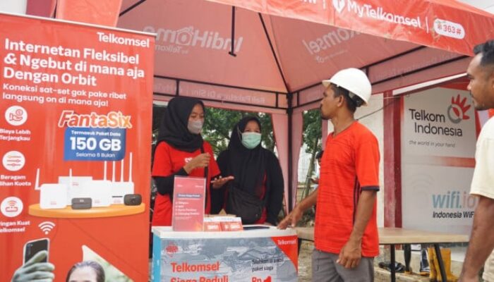 Telkomsel Bangun Posko, Masyarakat Aceh Kembali Terhubung