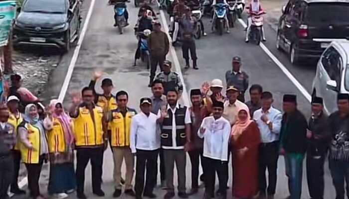 Zigo Rolanda Resmikan Proyek Inpres Jalan, Ekonomi Solok Bergerak